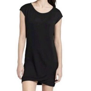 Athleta SZ S Black Midi Dress | Stretch